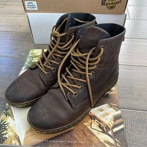 Doc Martens Brown Leather Boots